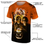 thanksgiving turkey 3d tshirt horror icons yellow black best selling.webp