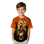 thanksgiving turkey 3d tshirt horror icons yellow black best selling.webp