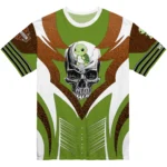 turtle logo 3d tshirt customized skull emblem green white best selling.webp