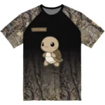 turtle logo 3d tshirt customized tree branches design black best selling.webp