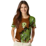 turtle logo 3d tshirt customized tropical scene green best selling.webp