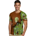 turtle logo 3d tshirt customized tropical scene green best selling.webp
