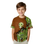 turtle logo 3d tshirt customized tropical scene green best selling.webp