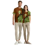 turtle logo 3d tshirt customized tropical scene green best selling.webp