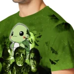 turtle logo 3d tshirt horror icons green black best selling.webp