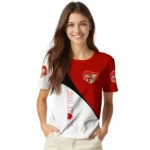 youre so pretty 3d tshirt abstract curve red white best selling.webp