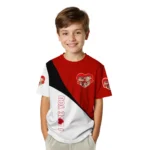 youre so pretty 3d tshirt abstract curve red white best selling.webp