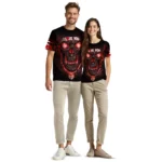 youre so pretty 3d tshirt fiery skull red black best selling.webp