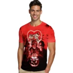 youre so pretty 3d tshirt horror icons red black best selling.webp