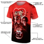 youre so pretty 3d tshirt horror icons red black best selling.webp