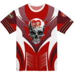 youre so pretty 3d tshirt personalized skull emblem red white best selling.webp