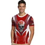 youre so pretty 3d tshirt personalized skull emblem red white best selling.webp