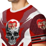 youre so pretty 3d tshirt personalized skull emblem red white best selling.webp