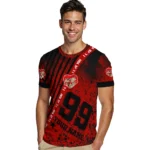 youre so pretty 3d tshirt personalized splatter art motif red black best selling.webp