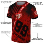 youre so pretty 3d tshirt personalized splatter art motif red black best selling.webp